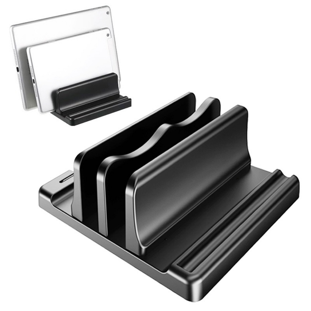 Laptop Accessories Dell - حامل لابتوب عمودي بفتحة واحدة/مزدوجة قابل