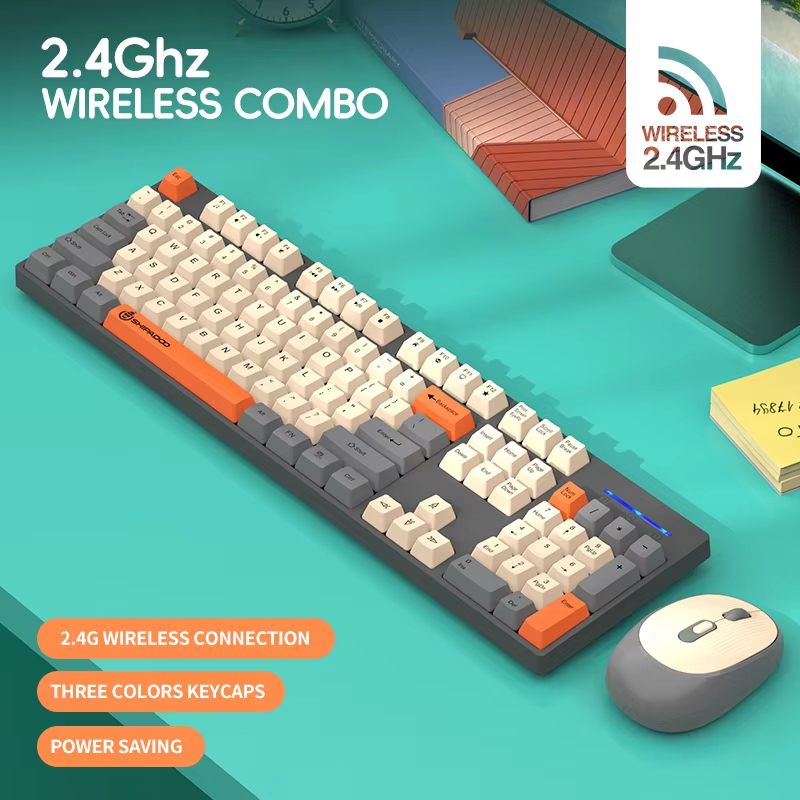 Laptop Accessories Combo Set - شيبادو 2.4G لوحة مفاتيح وفأرة ألعاب