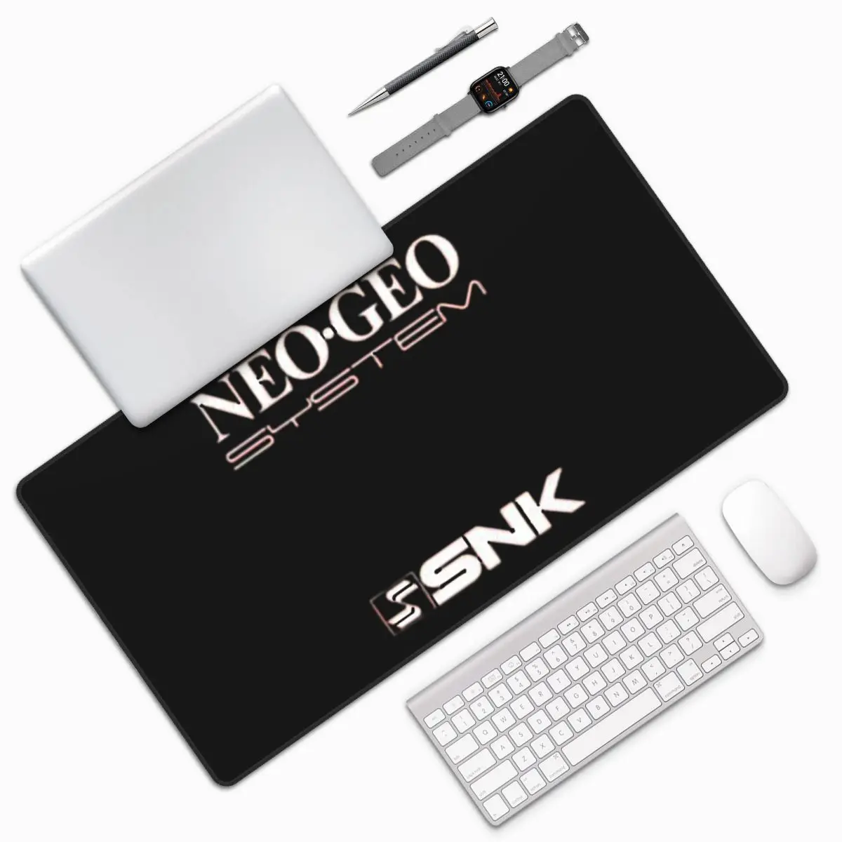 Laptop Accessories Logo - لوحة ماوس كبيرة بشعار نيو جيو،