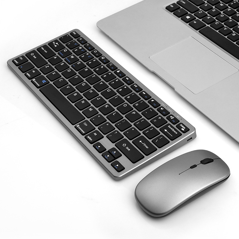 Laptop Accessories Combo Set - مجموعة لوحة مفاتيح وماوس لاسلكية 2.4