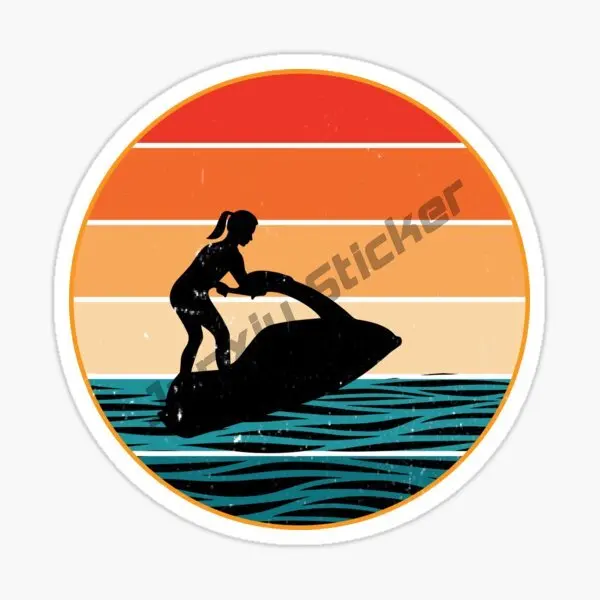 شخصية شعار جت سكي ملصقات مقاوم - مراجعة Laptop Accessories Logo وسعره