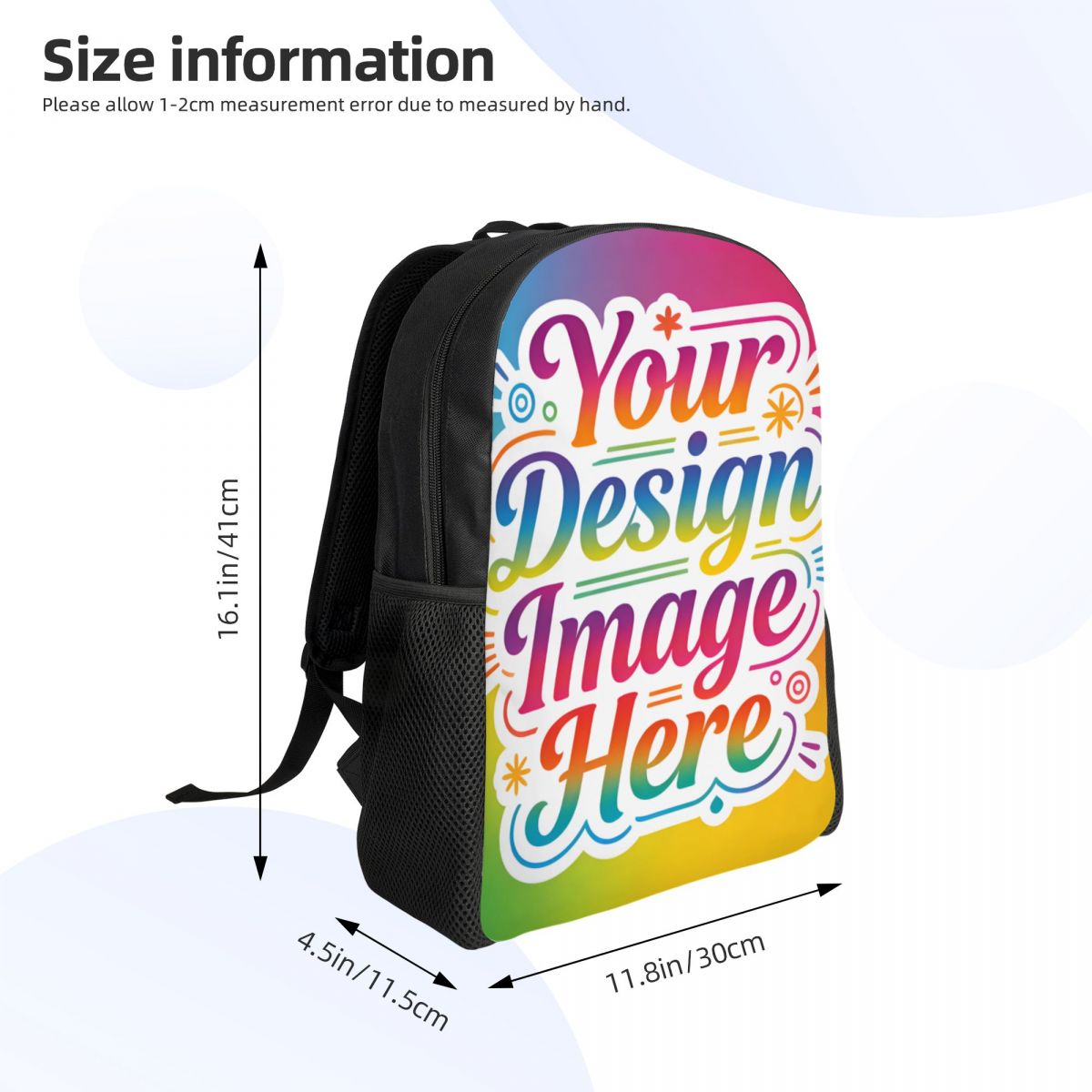 حقيبة ظهر مخصصة بصورةك وشعارك  - مراجعة Laptop Accessories Logo وسعره