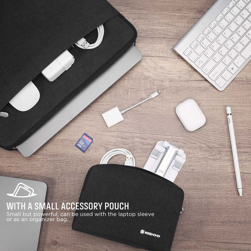 NIDOO مقاوم للماء محمول كم حقي - مراجعة Laptop Accessories Pouch وسعره