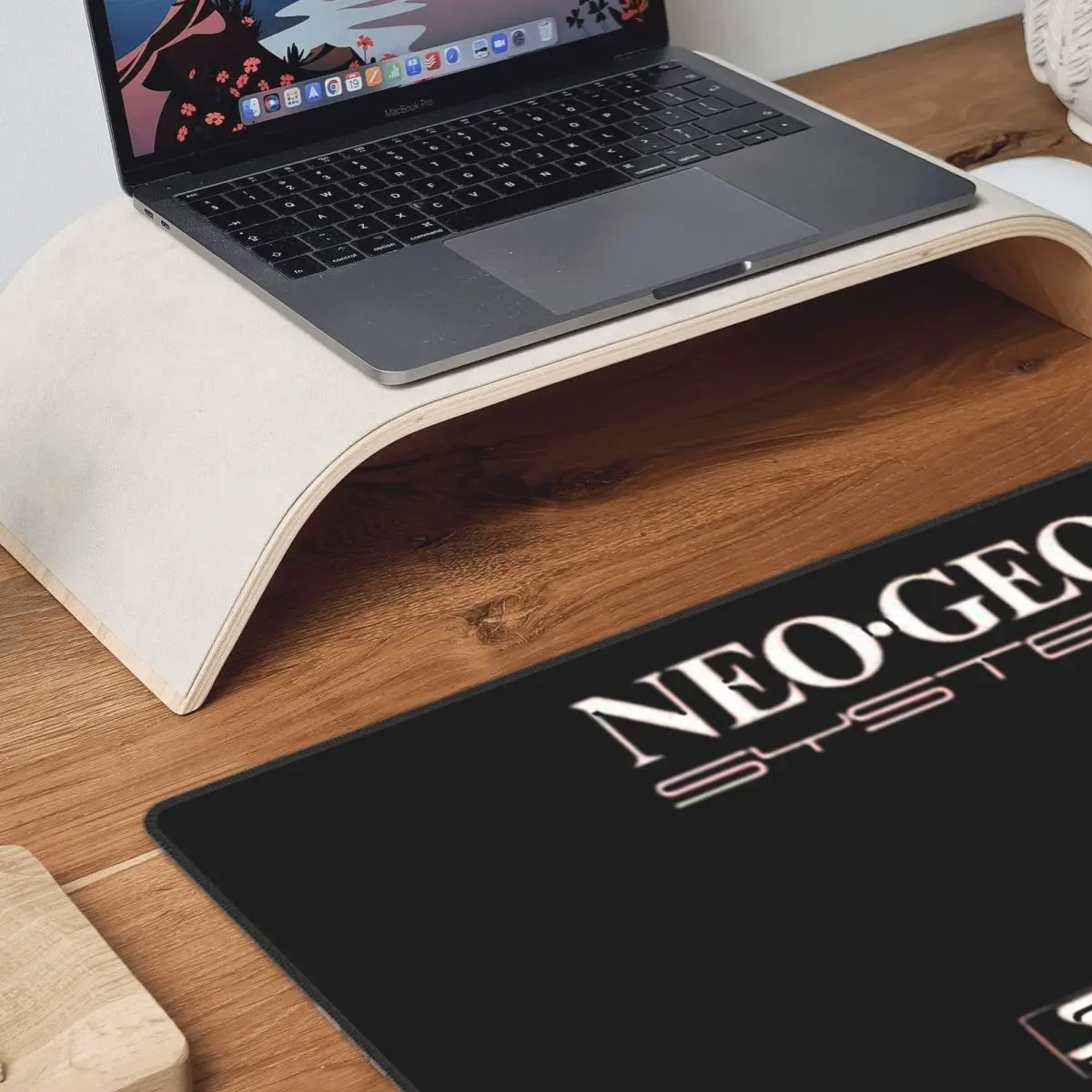 لوحة ماوس كبيرة بشعار نيو جيو، - مراجعة Laptop Accessories Logo وسعره