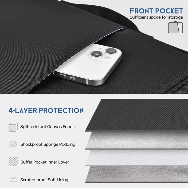 حقيبة مقاومة للماء والصدمات لح - مراجعة Laptop Accessories Pouch وسعره