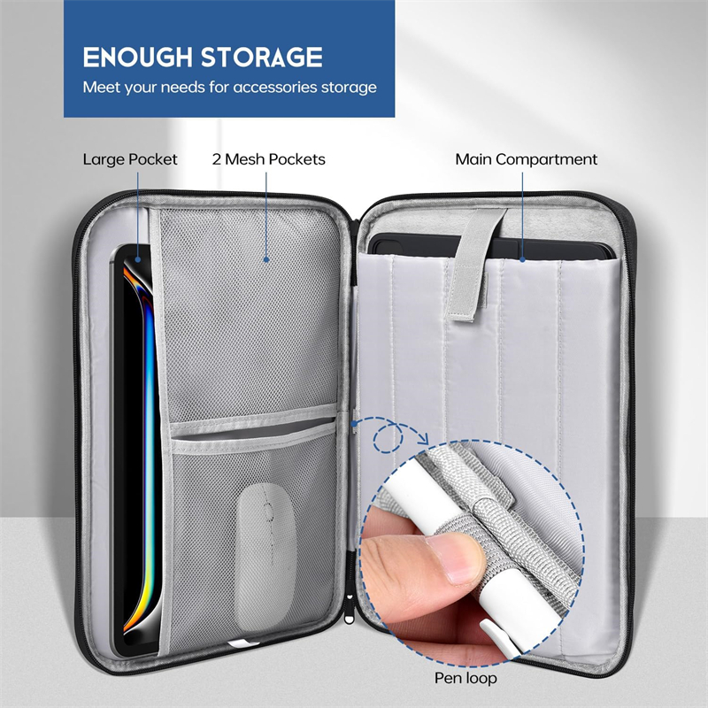 حقيبة مقاومة للماء والصدمات لح - مراجعة Laptop Accessories Pouch وسعره