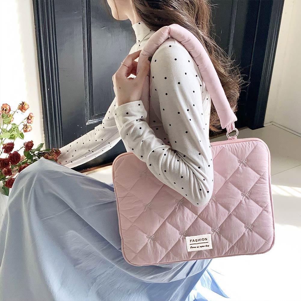 حقيبة كمبيوتر محمول مطرزة بفيو - مراجعة Laptop Accessories Pouch وسعره